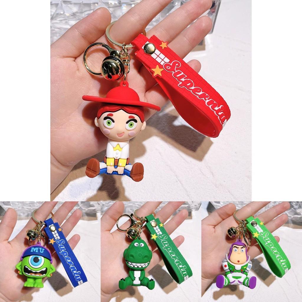 Adorable 2024 Cartoon Toy Story Buzz Lightyear Keychain Cute Figure For Kids Gifts