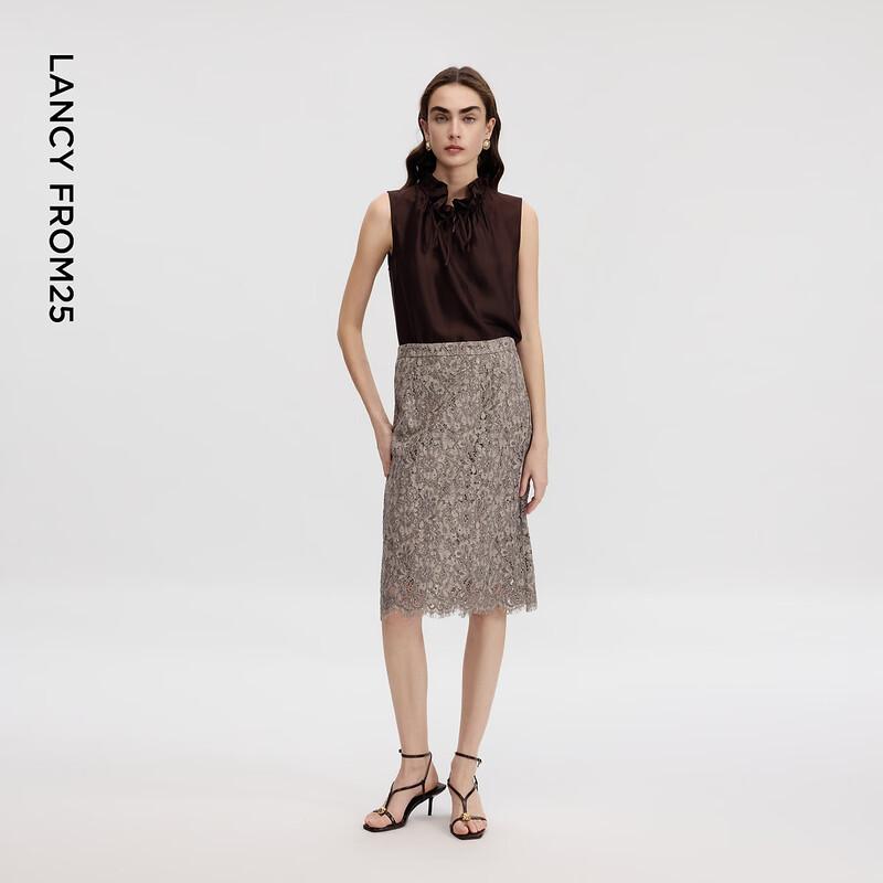 Langzi Lace Straight Skirt