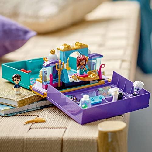 LEGO Disney Princess The Little Mermaid Princess Book 43213, Toy Blocks, Gift for Princess Girls, Ages 5 and Up