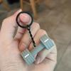2025  Barbell Keychain Silicone Dumbbell Keychain Gym Gifts For Gym Lovers Fitness Trainer Gift Backpack Car Key Pendant