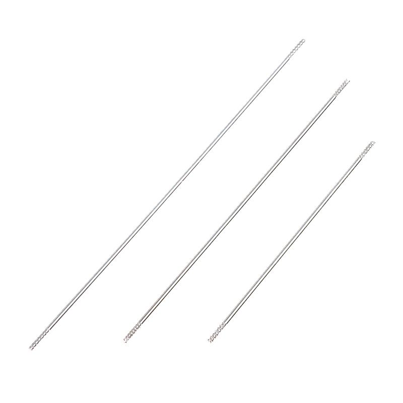 100 Pièces Barres d'Extension pour Stylo à Perles Pièces Tige Lisse à Perles Porte-Remplacement pour Activités Créatives de Perlage pour Enfants