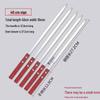 Stainless Steel BBQ Skewers with Wooden Handle - Large Flat Skewers for Grilling Meat Outdoors