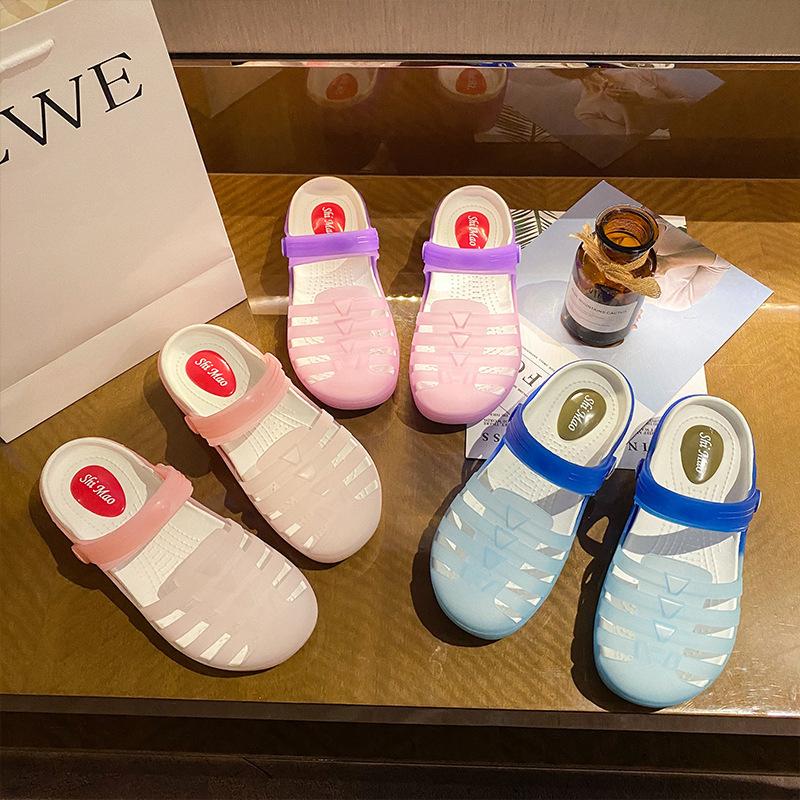 Sandals for Women In HotSeason Roman Style Fairy Style Sandals BrandNew Style Jelly Transparent Lady Sandals Strong