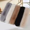 Soft Plush Faux Fur Scarf Winter Fluffy Neck Warmer Outdoor Neck Collars  Women Girls