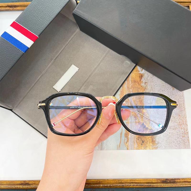 

Thom Brand Vintage acetate frame Square Optical Eyeglasses Men Women TBX423 Glasses Frame Myopia Prescription Eyewear With Box