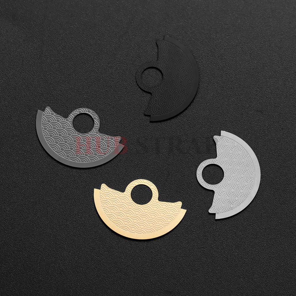 NH35 NH36 Wavy Pattern Automatic Hammer Rotor Metal Patch for 4R35 4R36 NH35 NH36 7S Movement SKX007 Watch Repair Guard Parts
