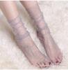Lace Polka Dot Mesh Mid-Calf Socks - Ultra-Thin, Transparent Invisible Summer Style for Women