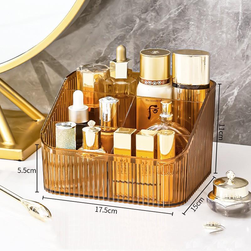 Desktop Cosmetics Storage Box Brushes Makeup Organizer Case Lipsticks Box Pencil Pens Jewelry Container Bathroom Accessories