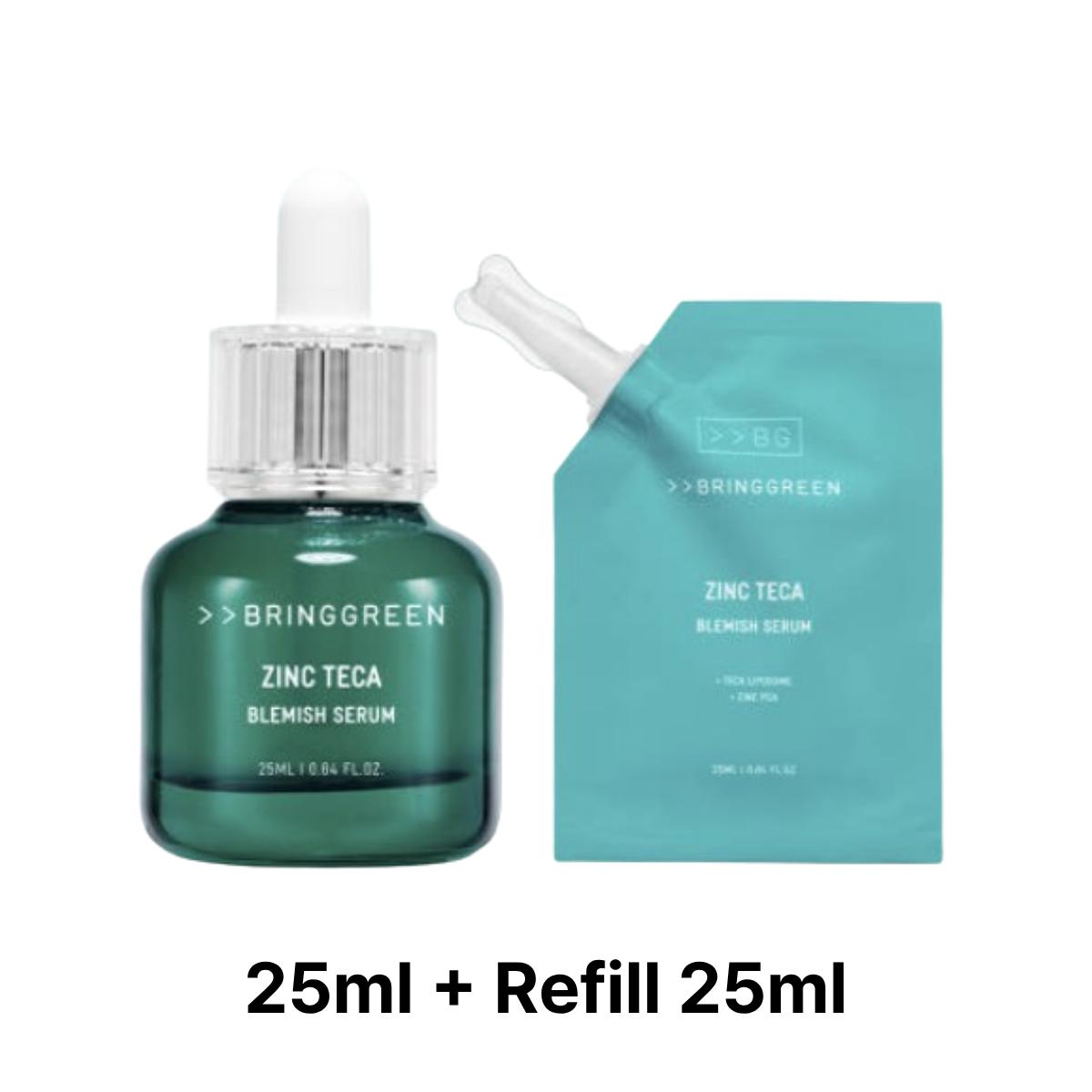 

[ЗЕЛЕНИЙ] Сироватка від плям Zinc Teca 25 мл 25ml + Refill 25ml