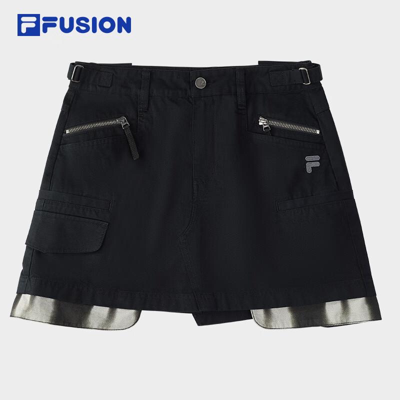FILAFUSION Women's Slim-Fit Denim Cargo Skirt