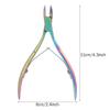 Stainless Steel Cuticle Nipper Coloful Nail&Toenail Dead Skin Cutter Nail Art Pedicure Tool