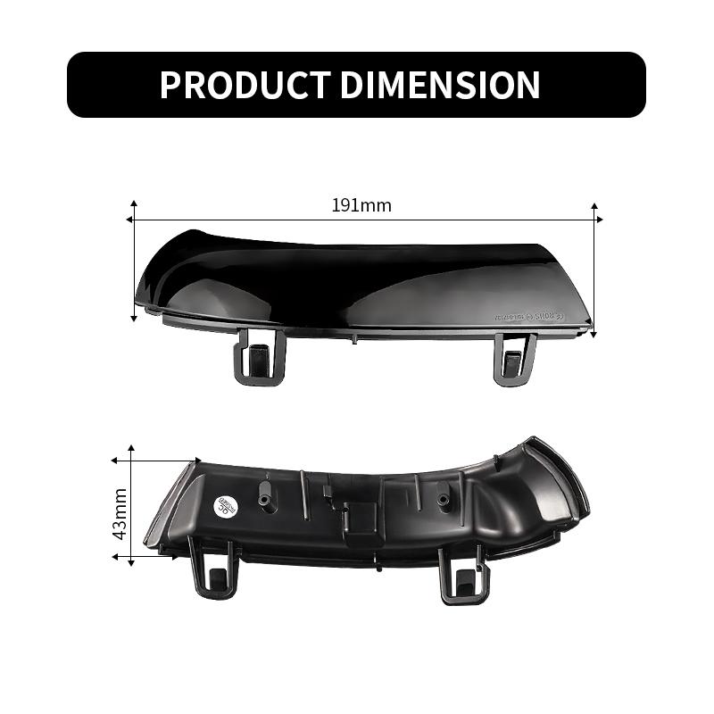 2pcs 12V Dynamic Blinker Turn Signal LED For VW EOS 2006-2008 Golf 5 / 6 Plus 2005-2013 Jetta Reversing Mirror Turn Signal Light