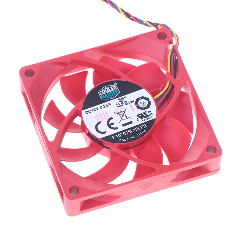 Amd Cpu Cooling Fan Original Cooler Master 7015 70*70*15Mm 70Mm Cooling Fan Fa07015L12Lpb 4Pin Pwm 1000-3400Rpm Dc12V 0.25A