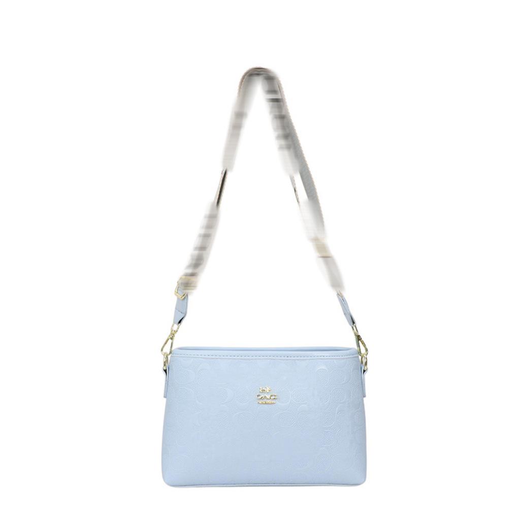 Versatile Women's Handbag: High-End Print with Wide Strap for Shoulder or Crossbody Wear