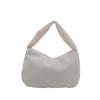Trendy Korean Style Shoulder Crossbody Pillow Bag For Autumn In Black Khaki Gray White