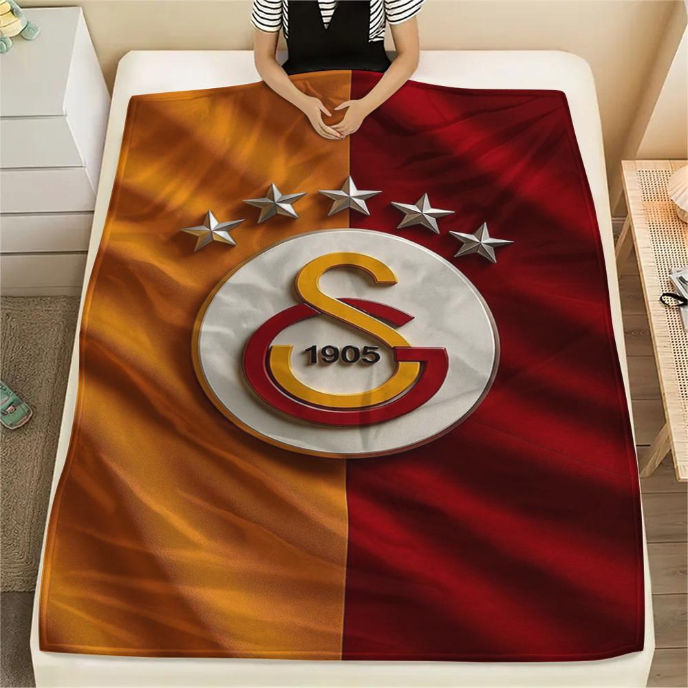 1PC Galatasaray S Patterned Flannel Blanket Suitable For All Seasons for Home Decor Warmth and Comfort Gifts Holiday Present