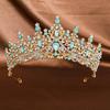 Diadema Corona Nuziale con Strass per Abito da Sera e Servizi Fotografici