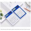 Slim Shape Touch Screen Calculator Clear Shell 8 Digit Calculator  Daily Accounting