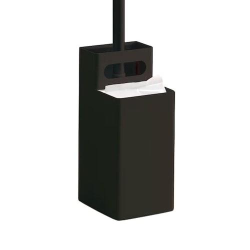 Nitori (NITORI) Floor Wiper Stand, Rakka, Black, 10cm Wide x 13cm Deep x 26cm High, 8580976