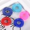 10Pcs Elastic Telephone Wire Cord Head Ties Scrunchies Elastic Hair Rubber Band Rope Ponytail Holedr Hair Accesories
