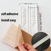 1pc Self Adhesive skirting wall sticker 3D Foam Wall Edge Strip Stickers Waterproof Baseboard Corner Waist Line Sticker Trim Lin