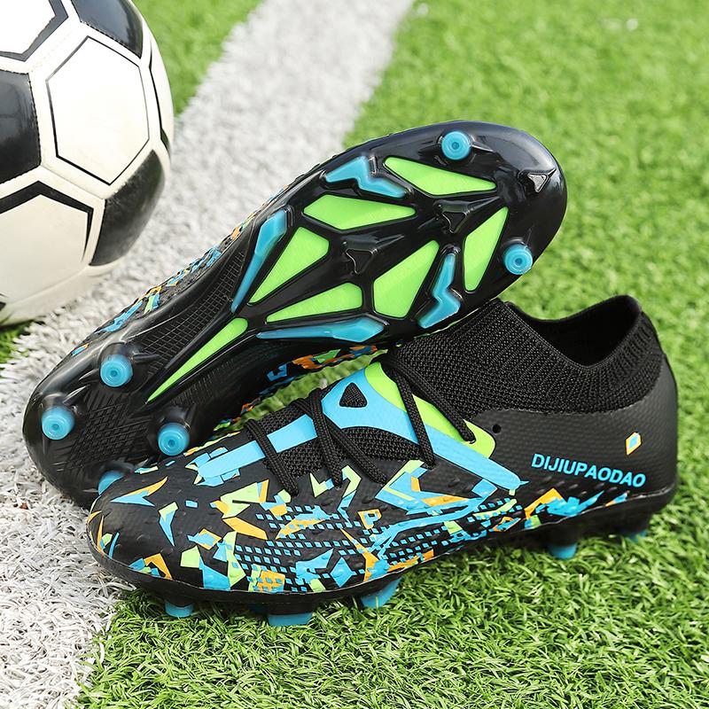 Original Mens Soccer Shoes PU Lightweight Outdoor Sports Field Training Court Football Boot Teen Football Tournament Shoes