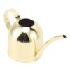 Watering Can Stainless Steel Sprinkling Pot Large Capacity Long Spout for Indoor Outdoor House Planting Gardening Gold