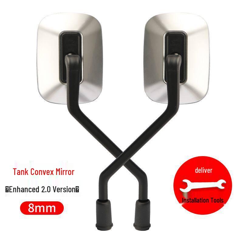 Universal Electric Motorcycle Convex Rearview Mirror for Yadea & Aima Three-Wheelers
