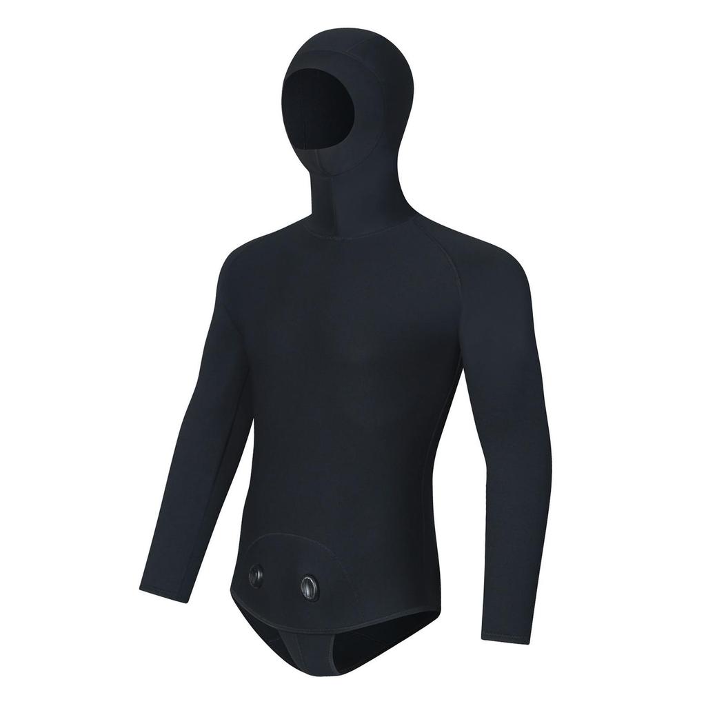 Wetsuit Top Men Swimsuit Hooded Keep Warm Adults Quick Dry 3mm Neoprene Jacket