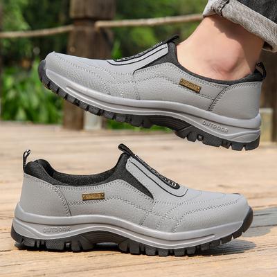 New Outdoor Leisure Sports Lightweight Elderly Walking Shoes Men's Large Size Mountaineering Running Shoes Trendy Fashion