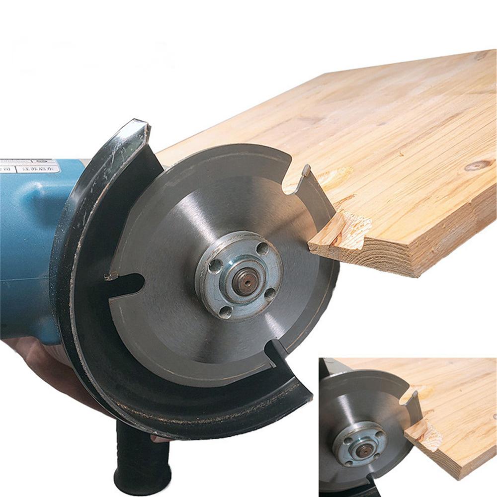 Hard Alloy Three Tooth Woodworking Cutting Blade 125*22/115*22 Multifunctional Angle Grinder Circular Saw Blade Tool
