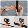 Flexible Silicone Mount for DJI Pocket 3/Osmo Action 5 Pro/4/3/Insta360 Ace Pro 13 - Adjustable Strap Bracket with Secure Clamp,