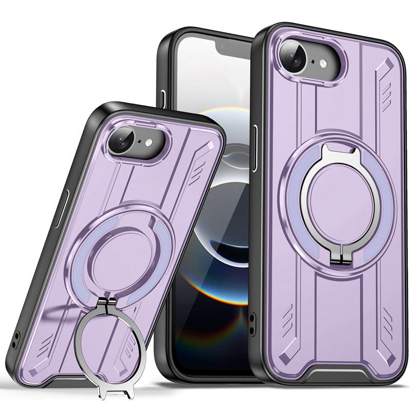 

Противоударный чехол с магнитным кольцом Armor для iphone 17 Air 16e 16 15 14 13 12 11 Pro Max Plus с защитой камеры For iPhone17 Pro Max