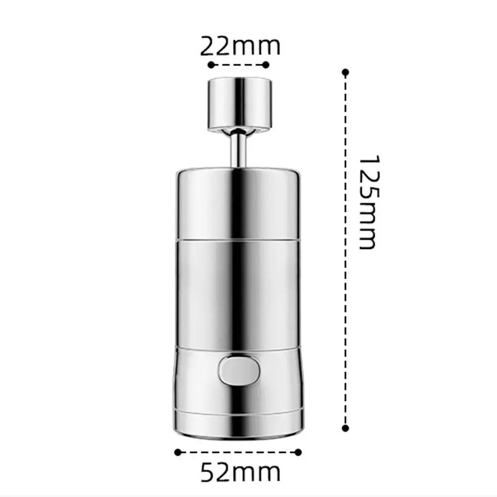 Anti-splash Kitchen Faucet Nozzle Water Saving 2-Mode Adjustable Splash Proof Faucet 360°Rotation Tap Spray Water Outlet Taps