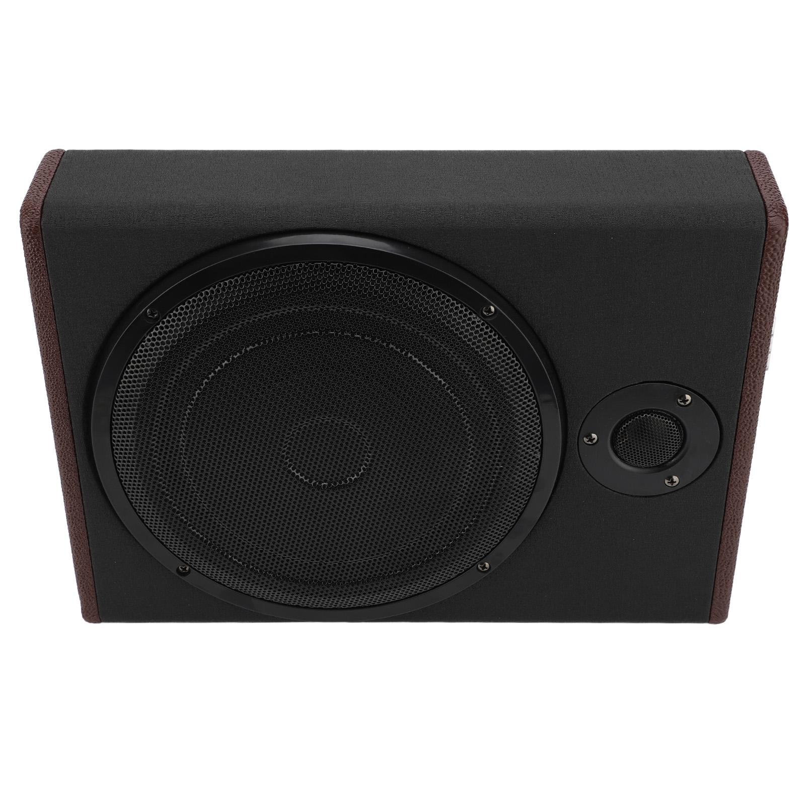 

10-дюймовый автомобильный динамик для сиденья постоянного тока 12 В, сабвуфер под сиденьем, Bluetooth, богатый басовый динамик