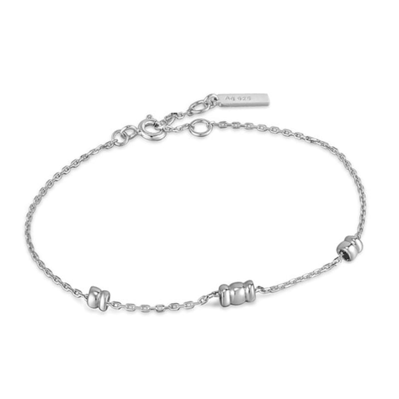 ANIA HAIE Smooth Twist Linkpoint Chain Bracelet 925 Silver B038-01H