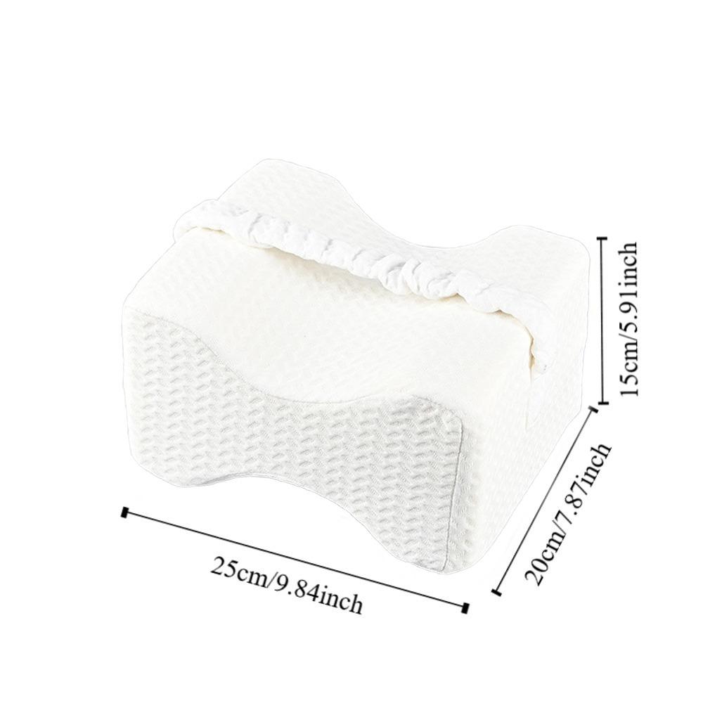 Memory Foam Knee Pillow for Side Sleepers Spine Aligning Blood Circulation Hip Pillow Orthopedic Ergonomic Side Sleeper Pillow