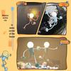 Adjustable Goofy Table Lamp - Creative Gift with Mini Night Light & Vacuum Adsorption