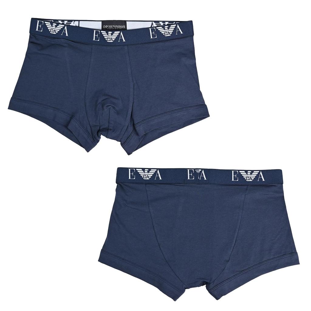 Emporio Armani Men's Boxer Briefs, 3-Pack, Black, White, and Navy, Sizes 111357, CC715, and 56110 (M), Parallel Import.