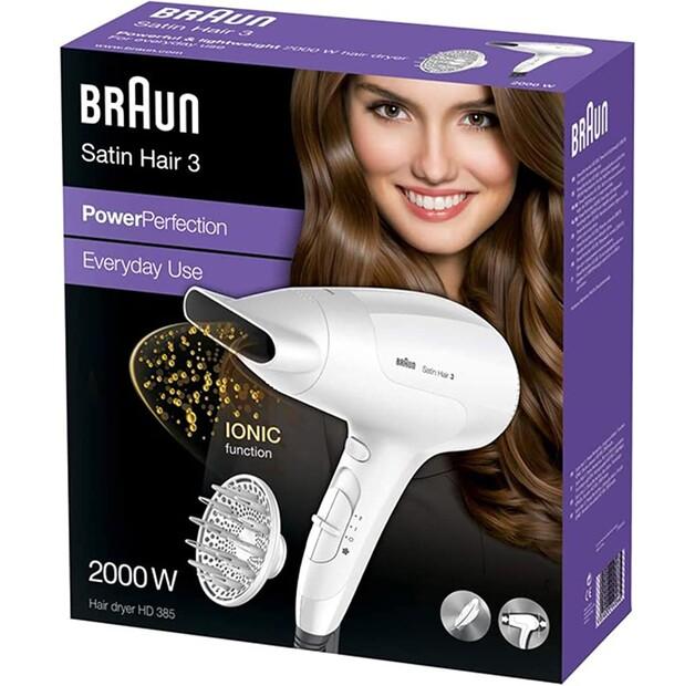 Hair Dryer Braun Satin Hair 3 HD385 PowerPerfection