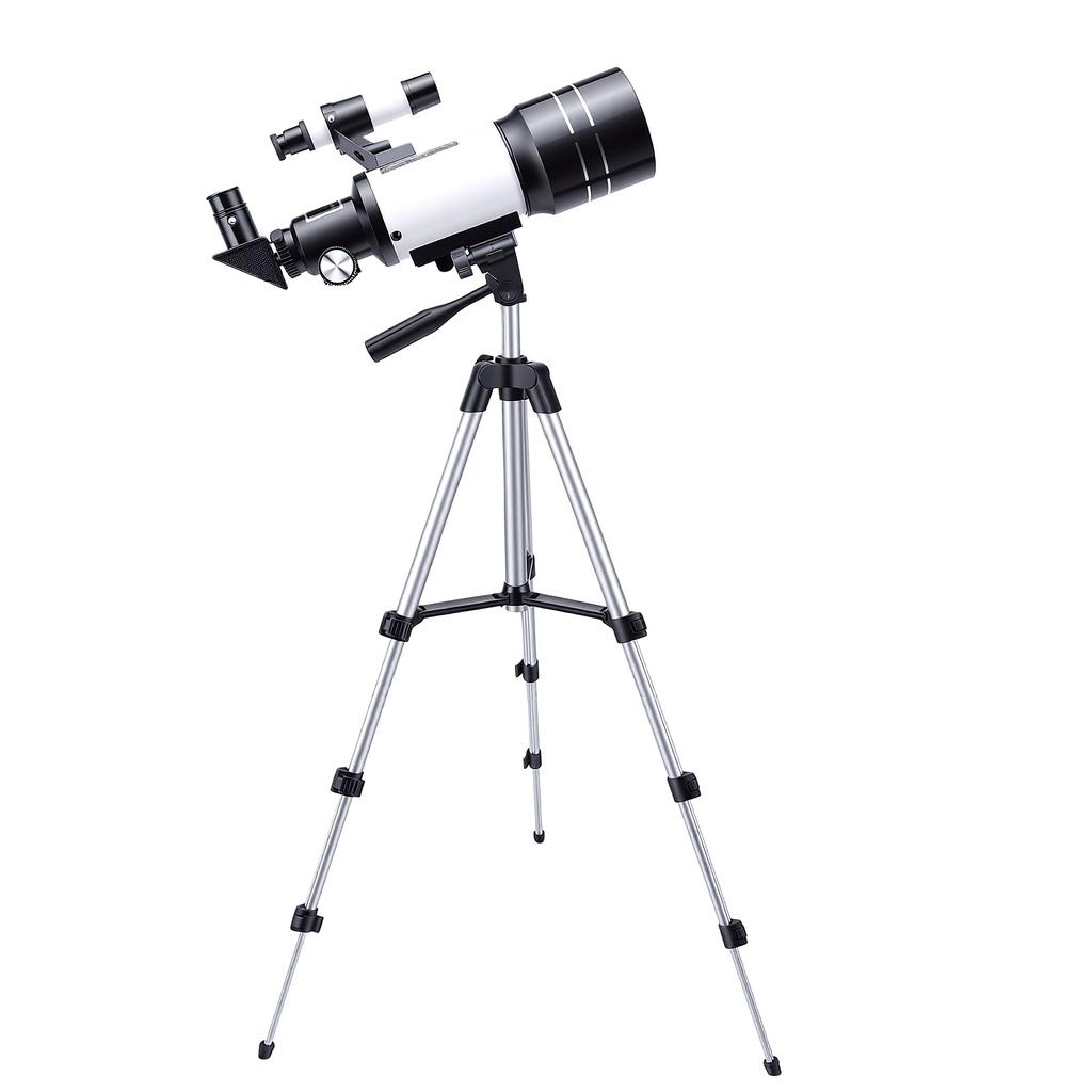 Astronomy Telescope for Kids Adults 70mm Aperture 300mm Focal Length HD Portable Refractor Telescope with Tripod for