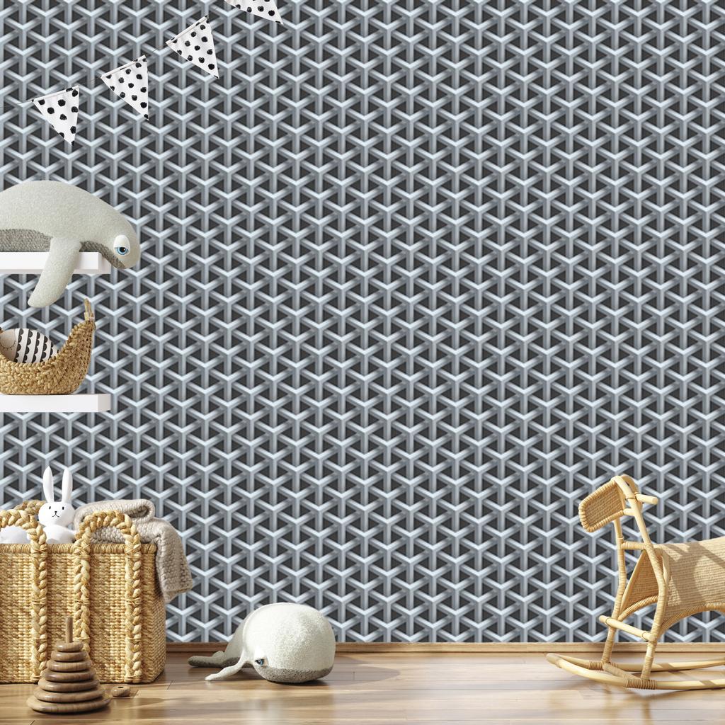 Wallpaper Modern Geometric Pattern for Living Room and Bedroom 50x1000
