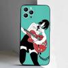 Anime C-Chainsaw Man Phone Case For iPhone 17,16,15,14,13,12,Pro,Max,Plus,E,SE4,Air,Mini Black Soft Box