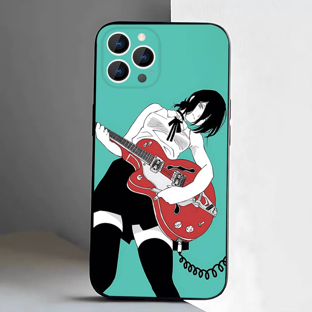 Anime C-Chainsaw Man Phone Case For iPhone 17,16,15,14,13,12,Pro,Max,Plus,E,SE4,Air,Mini Black Soft Box