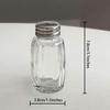 10 spice small glass salt and pepper shakers shakers,