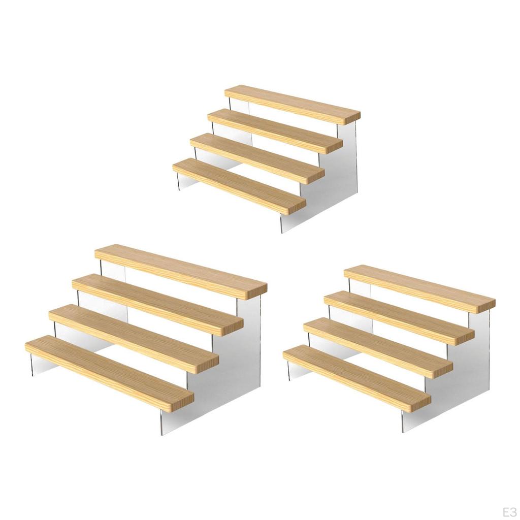 Acrylic Cupcake Display Stand Riser Organizer Storage Holder for Cupcakes Cosmetic Action Figure