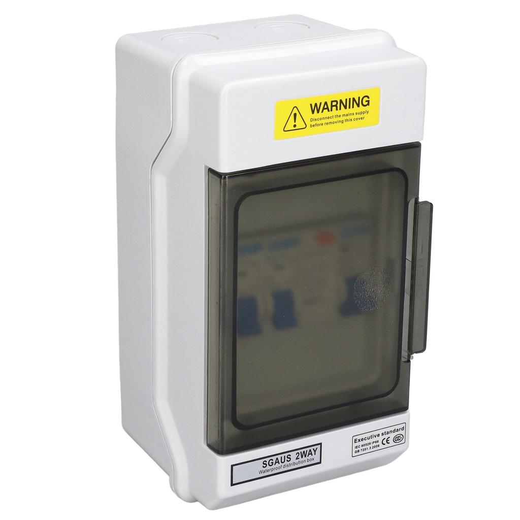 2 Way Circuit Breaker IP66 Mini Leakage Circuits Breakers 40A 30mA RCD+2MCB(6A+16A) 230V AU