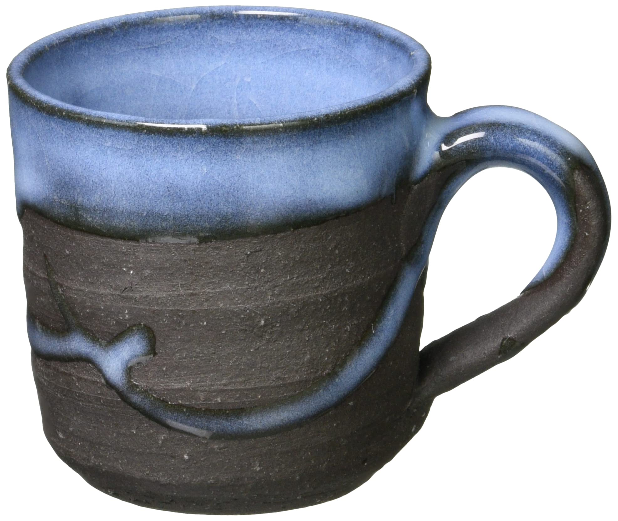 

Marui Seito Shigaraki Ware Hechimon Espresso Cup, Deep Blue