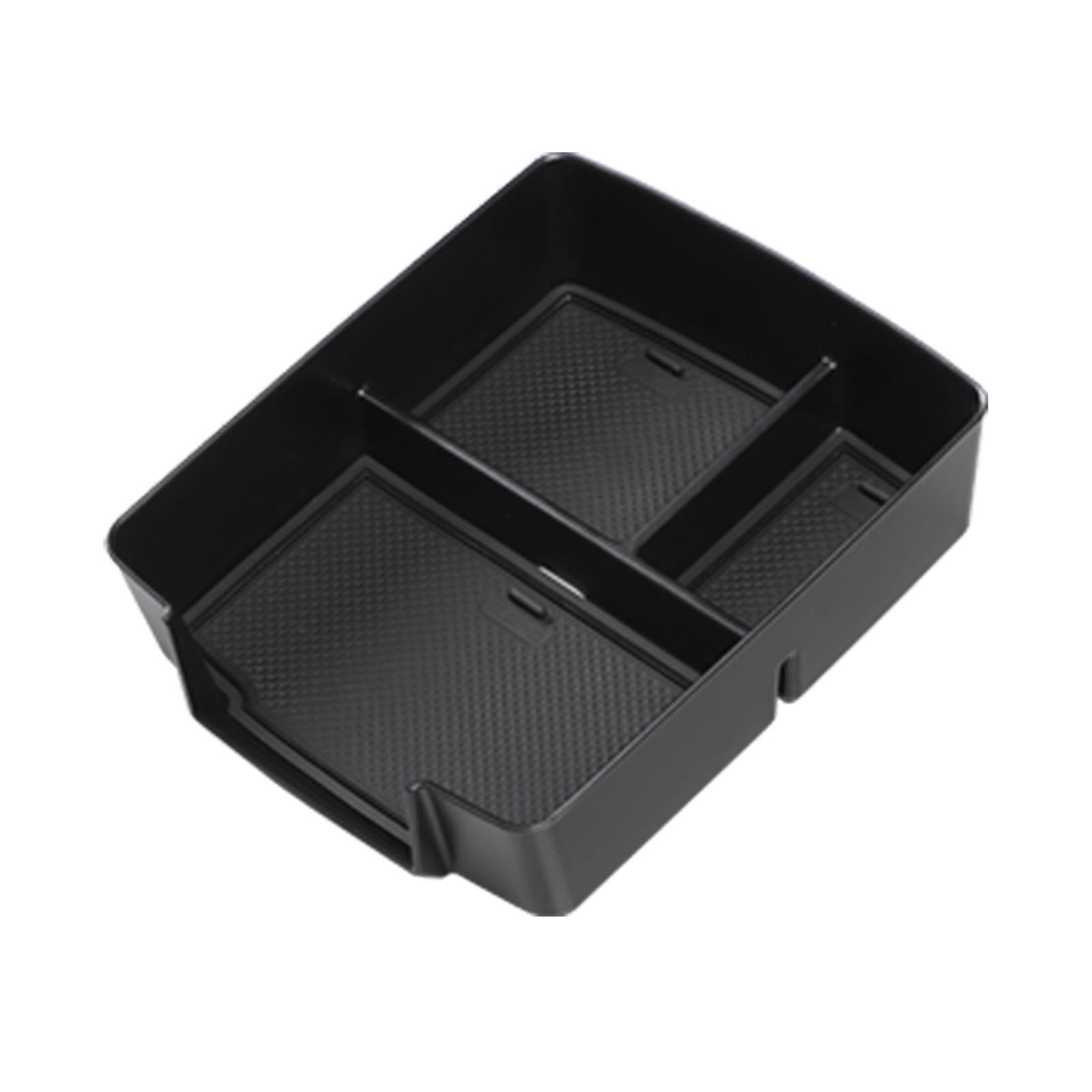 

for NIO ES7 EC7 Central Control Armrest Storage Box Tray Organizer Anti-slip Car Interior Accessories Black