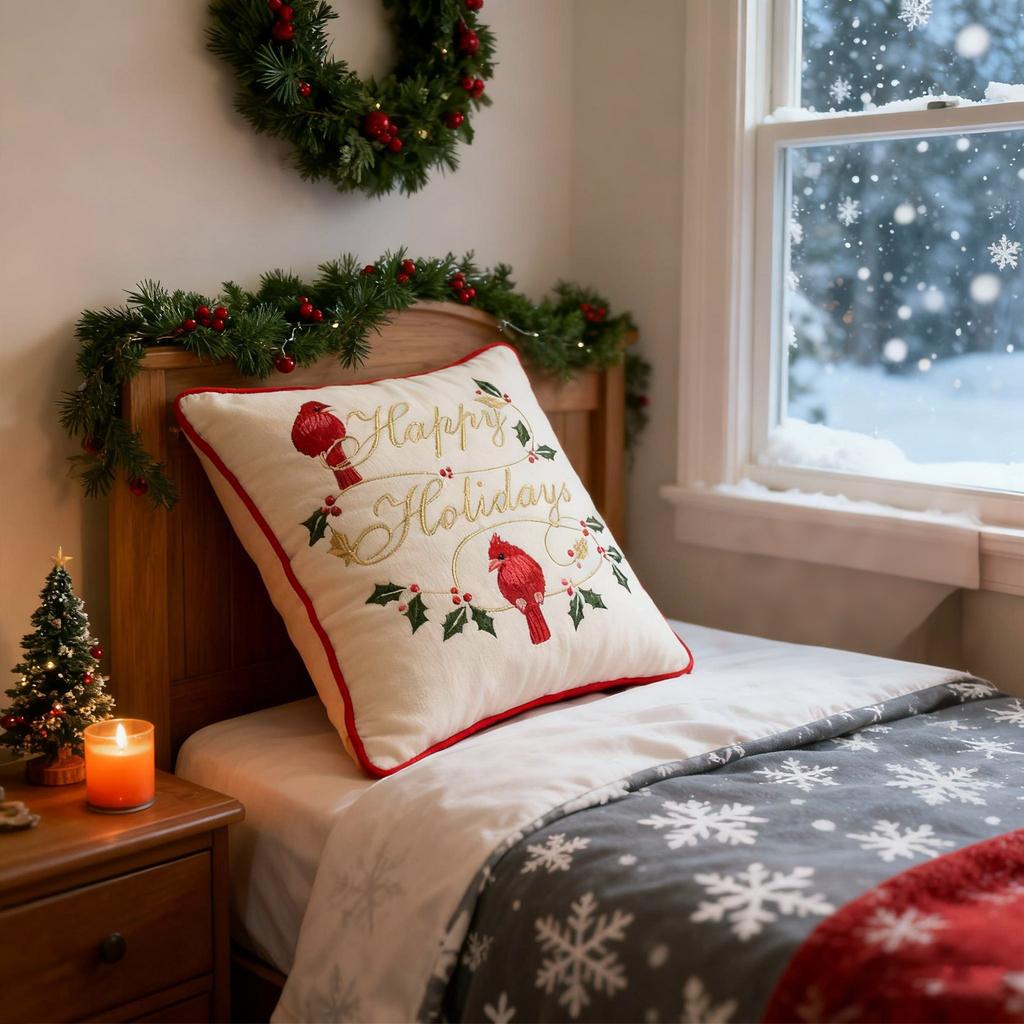 Embroidery, Unique And Festive, Full Of Holiday Vibe